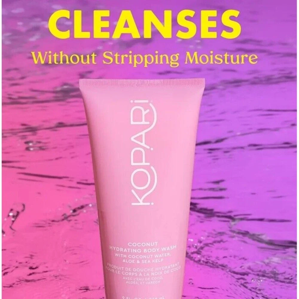 New Kopari Coconut Hydrating Body Wash 9 Fl‎ Oz Full Size SEALED Cleanser Aloe